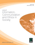 Information and Communication of Ethics in Society